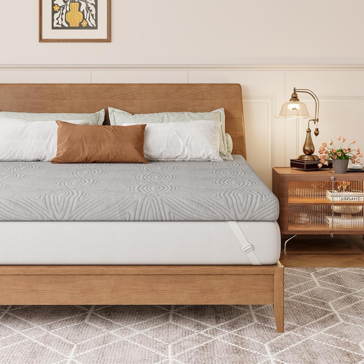 Vesgantti Memory Foam Mattress Topper