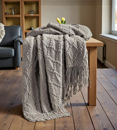 Bourina Textured Throw Blanket for Sofa