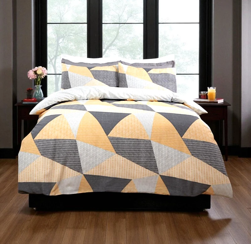 Textured Geo Duvet Cover Set