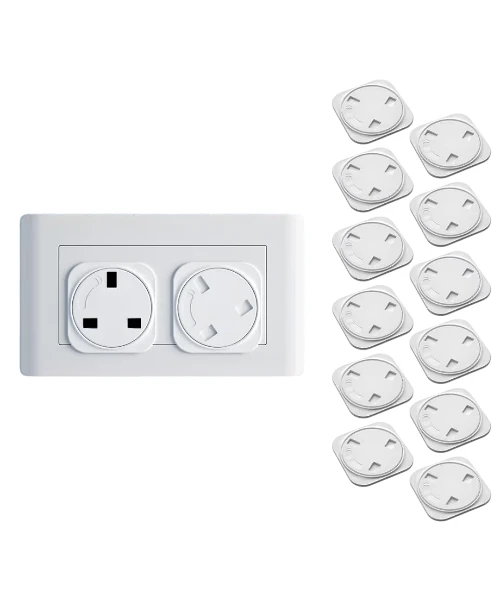 Safelon 12Pcs Child Safety Plug Socket Covers