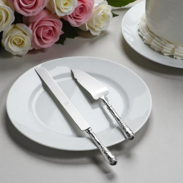 Wedding Cake Knife and Server Set