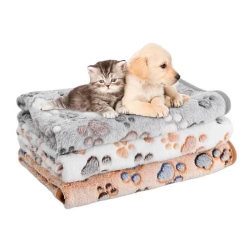 Wisebom 3-Pack Soft Pet Blankets