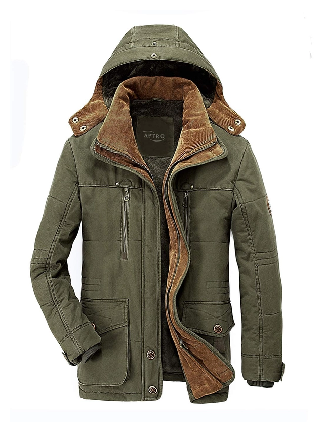 APTRO Men's Coats Winter Padded Jacket