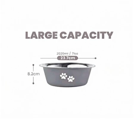 Dog Bowls Stainless Steel Dog Bowls with Nonslip Silicone Bottom
