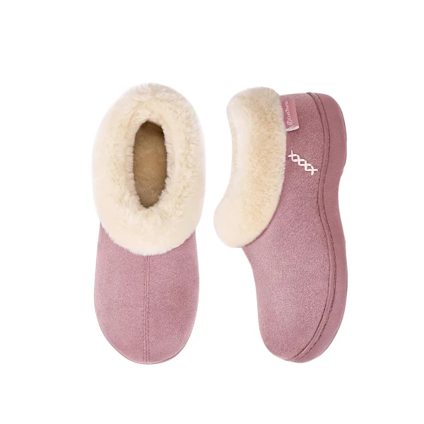EverFoams Ladies' Micro Suede Memory Foam Slippers