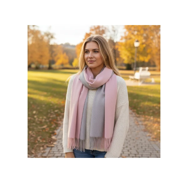 ehsbuy Cashmere Scarfs For Women Soft Pashmina Shawls And Wraps Reversible 