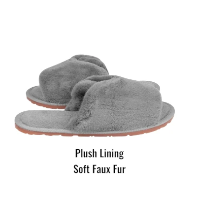 Women Fluffy Slip-on indoor Slippers 
