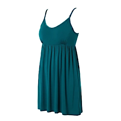 Sosolism Sleeveless Nursing Nightdress with Built in Bra 
