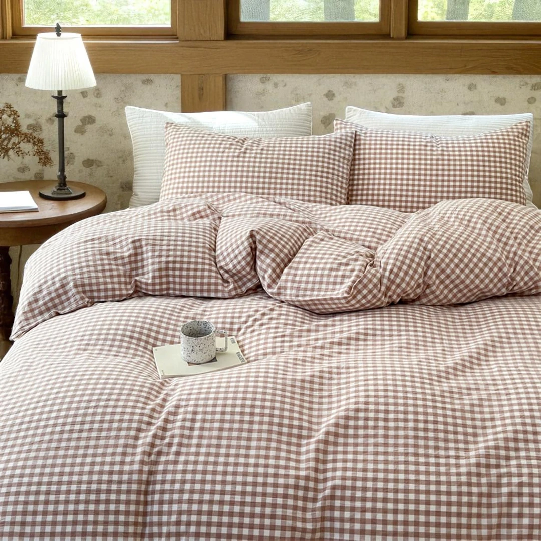 Ruccit Blue Gingham Duvet Cover 