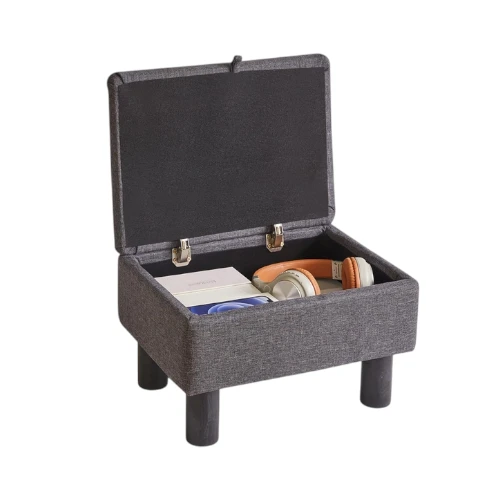 Aibiju Small Pouffe Footstool with Storage