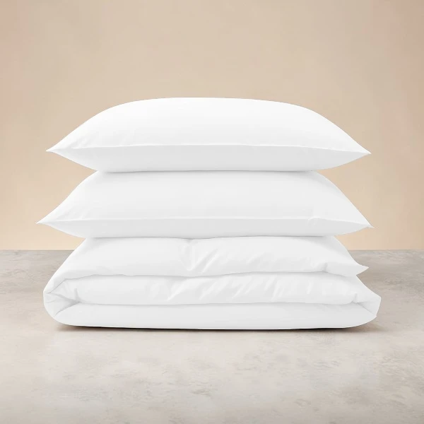 LINENWALAS 100% Organic Bamboo Core Bedding 4 Pcs Duvet Cover Set