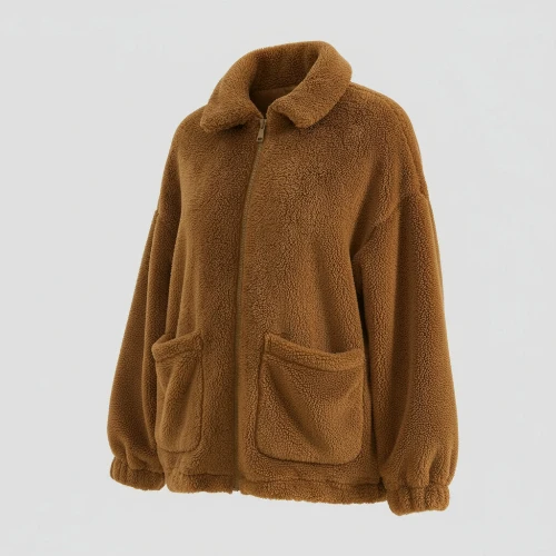 Orolay Women's Zip Up Plush Jacket with Pockets