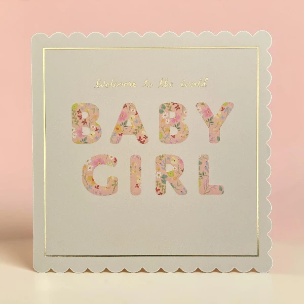 Baby Boy & Girl Greeting Card Set