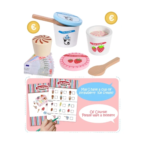 Wooden Ice Cream Toys