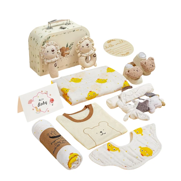 vamei Newborn Baby Gift Hamper Set with Essentials 