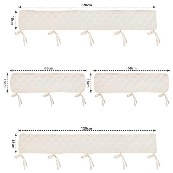 Angloria Cot Rail Covers for Teething