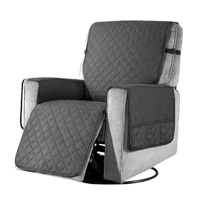 ‎YancLife Recliner Chair Cover Pad with 6 Side Pockets