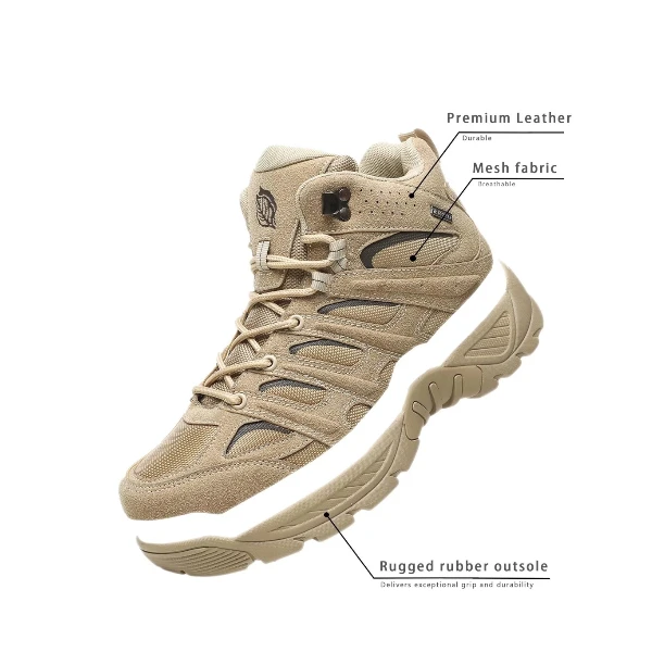 Derlychug Men's Military Tactical Boots 