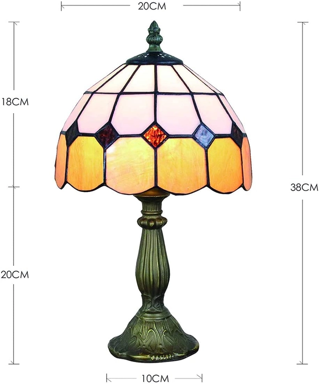 Tiffany Style Mediterranean Table Lamp 