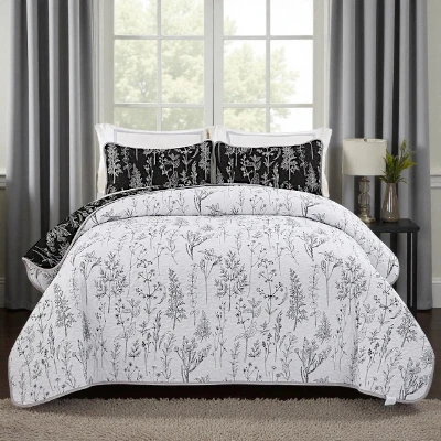 Lunoroey Botanic Flowers Branches Lightweight Bedspread