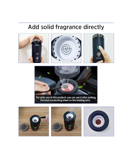 Electric Incense Burner Portable USB Smart Bakhoor Burner