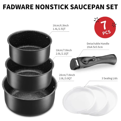 Fadware Non Stick Saucepan Set