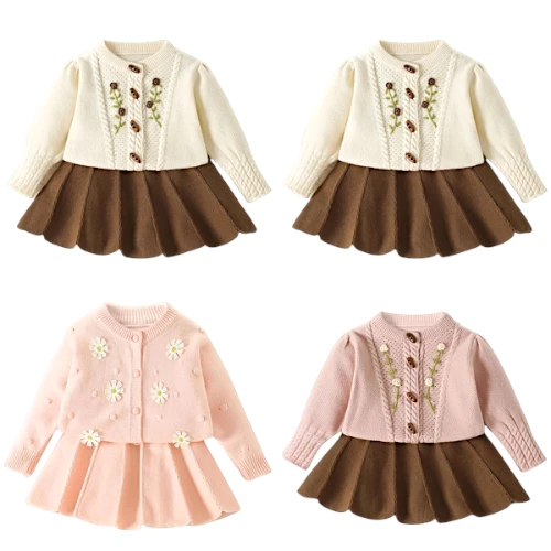 OMEWEE Girls Sweater Sets