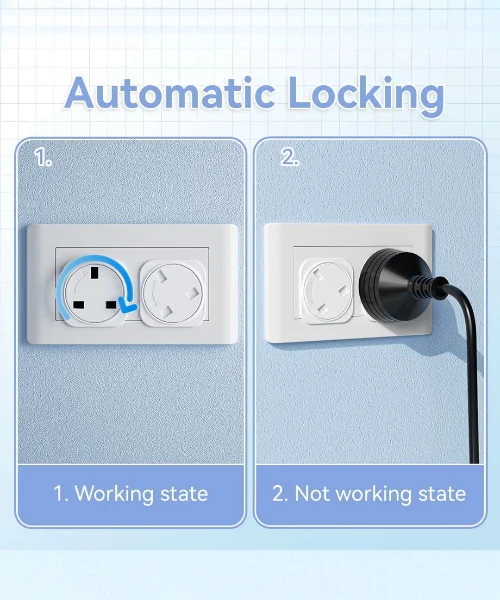 Safelon 12Pcs Child Safety Plug Socket Covers