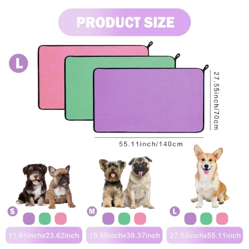 MICOOYO 3PCS Pet Towels