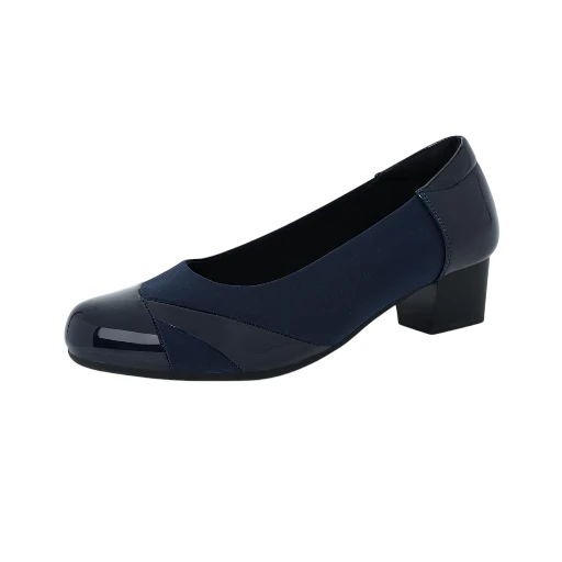 Ortho+rest Women Bunion Court Shoes Low Heel Orthopedic Slip on Loafers 