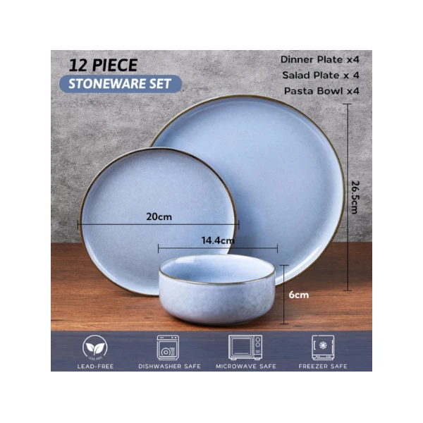 HaWare 12 Piece Dinner Set,