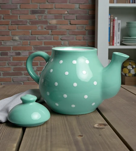 Ceramic Teapot 60 oz Handcrafted Premium Teaware