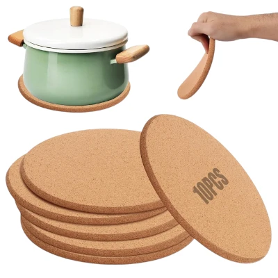 APACALI Cork Coasters Set