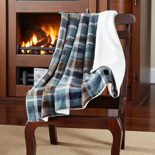 DREAMLANDING Sherpa Fleece Blanket 