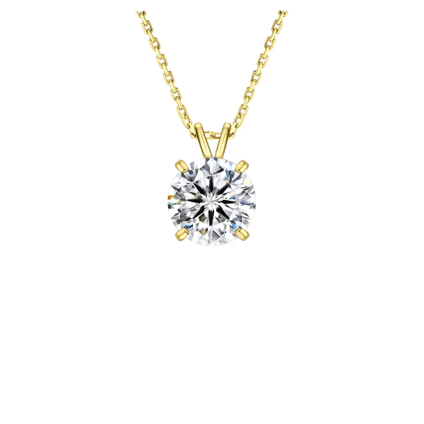 KRKC Moissanite Necklace for Women
