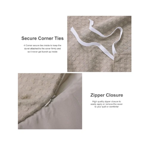 BOURINA Waffle Bedding Set