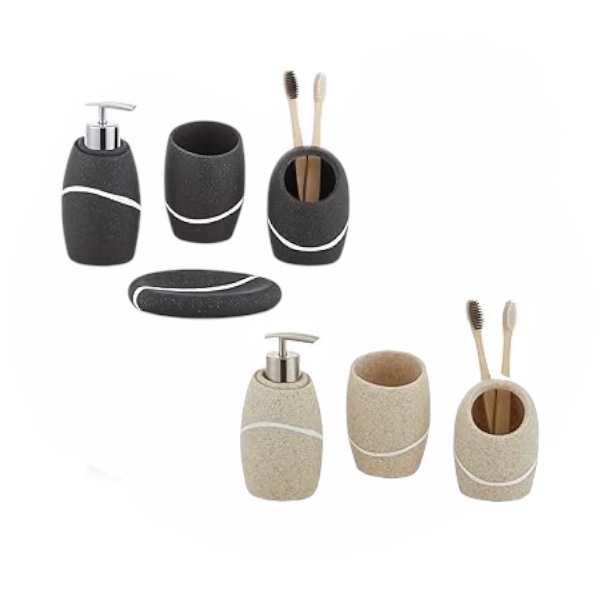 ZCCZ 4-Piece Bathroom Organizer Set 