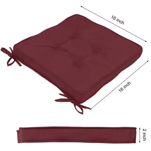 RACE LEAF Garden Chair Cushions,Chair Pads,Seat Pads for Dining Chairs,Cover Indoor Outdoor Seat Pad Cushions, for Your Living Room, Patio, Car, Office And More 