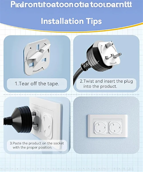 Safelon 12Pcs Child Safety Plug Socket Covers