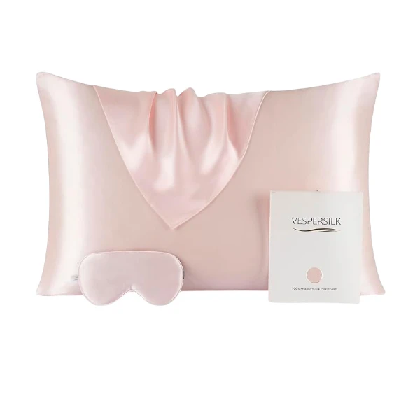 Vespersilk 100% Mulberry Silk Pillowcase