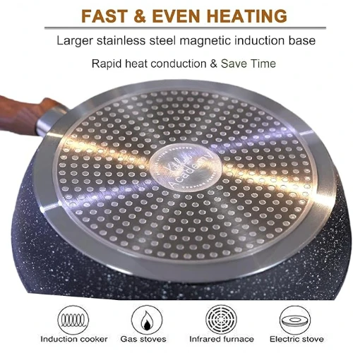 Kitchen Academy Cookware 12 Pcs Set