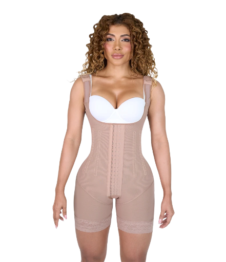 LA TERNURA FASHION Full Body Reloj de Arena con 7 Varillas Fajas Colombianas Shapewear for Women Tummy Control Postpartum Body Shaper Butt Lifting Bodysuit