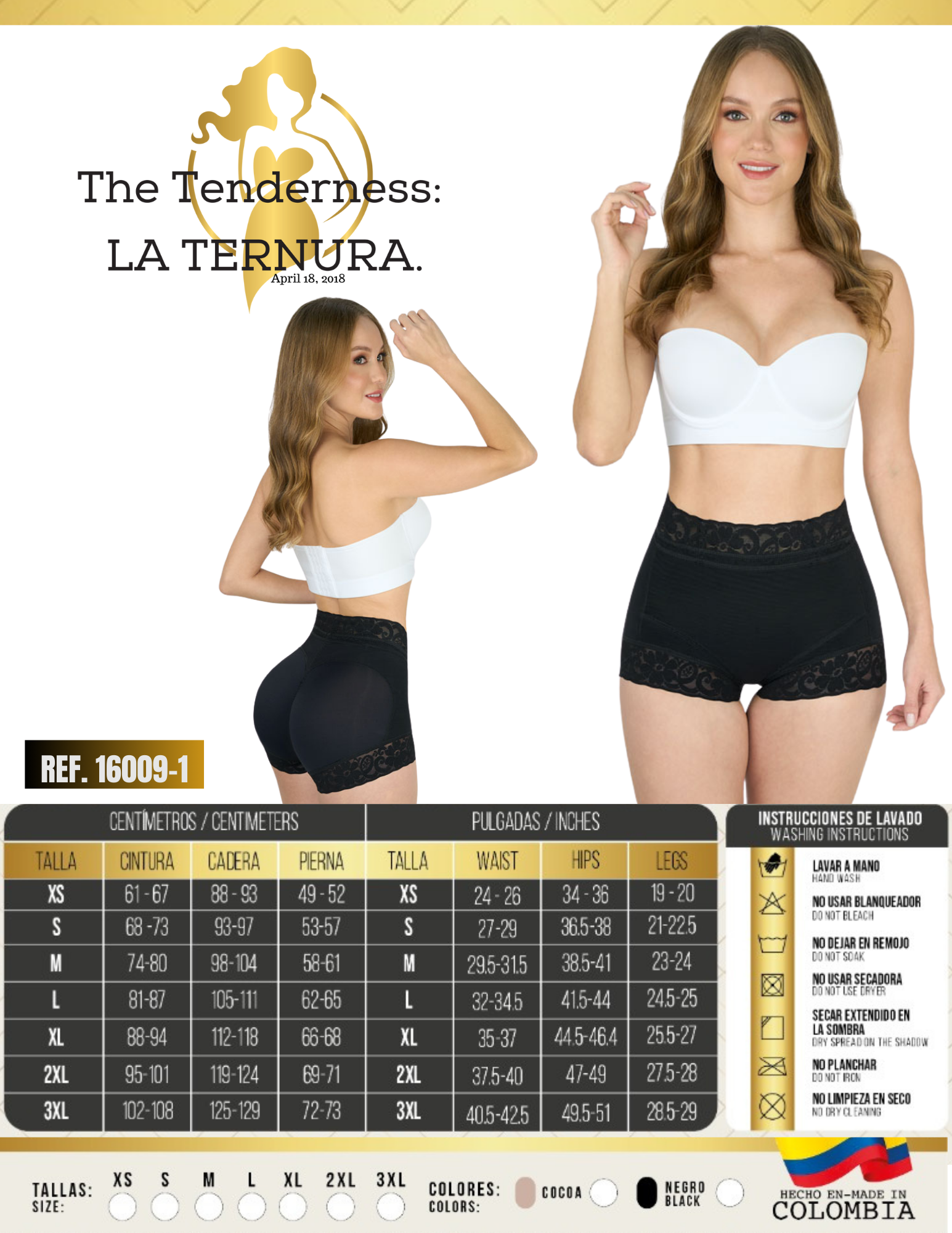 LA TERNURA FASHION  Bragas para levantar glúteos, pantalones cortos para realzar la cadera, control de abdomen, levantamiento de glúteos