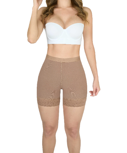 LA TERNURA FASHION Pantalones cortos de ropa interior con control de abdomen para mujer, de cintura alta, moldeadores de glúteos, pantalones cortos moldeadores de cuerpo de cintura