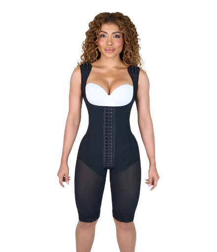 LA TERNURA FASHION Fajas Colombianas Full Body Con Busto Shapewear para mujer con control de abdomen, moldeador de cuerpo posparto