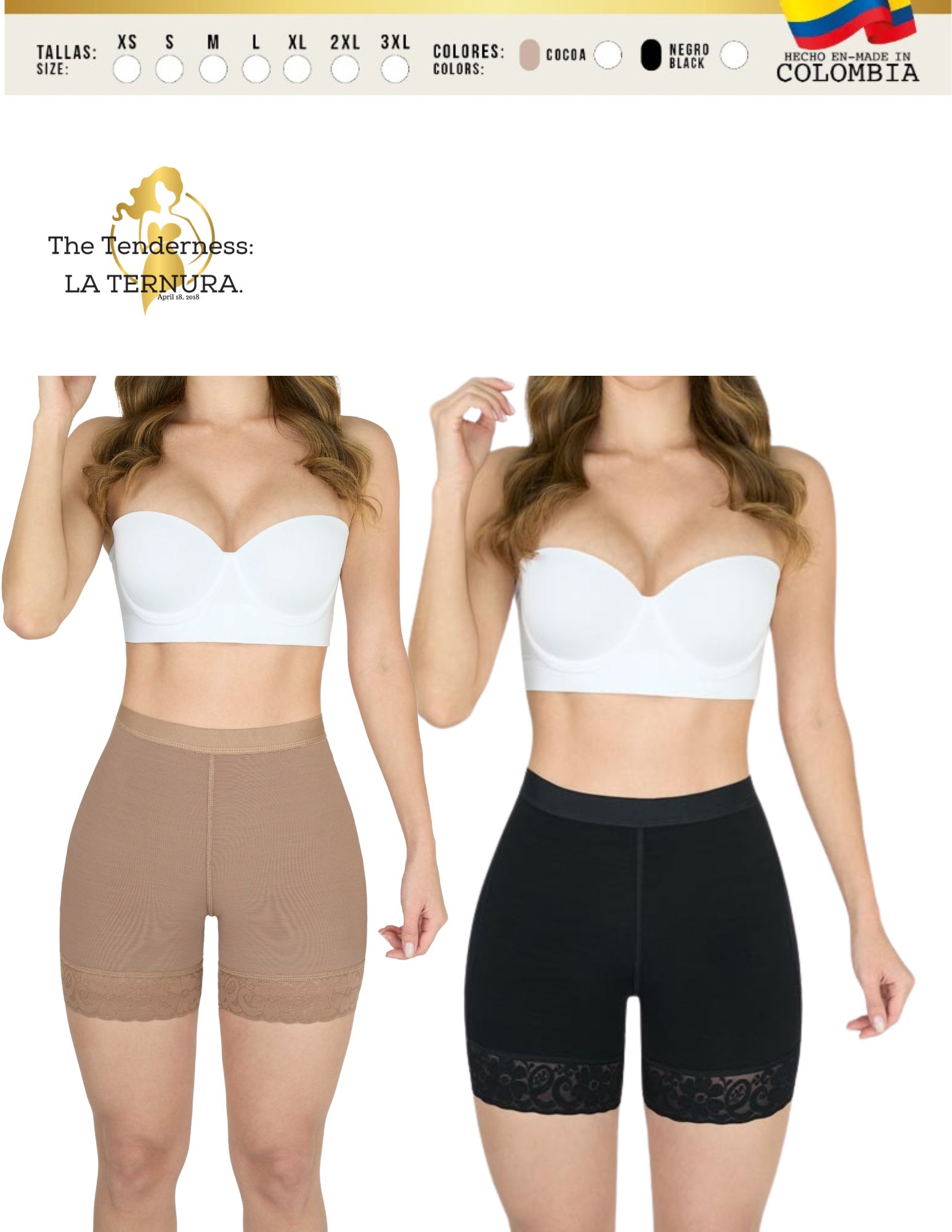 LA TERNURA FASHION Pantalones cortos de ropa interior con control de abdomen para mujer, de cintura alta, moldeadores de glúteos, pantalones cortos moldeadores de cuerpo de cintura