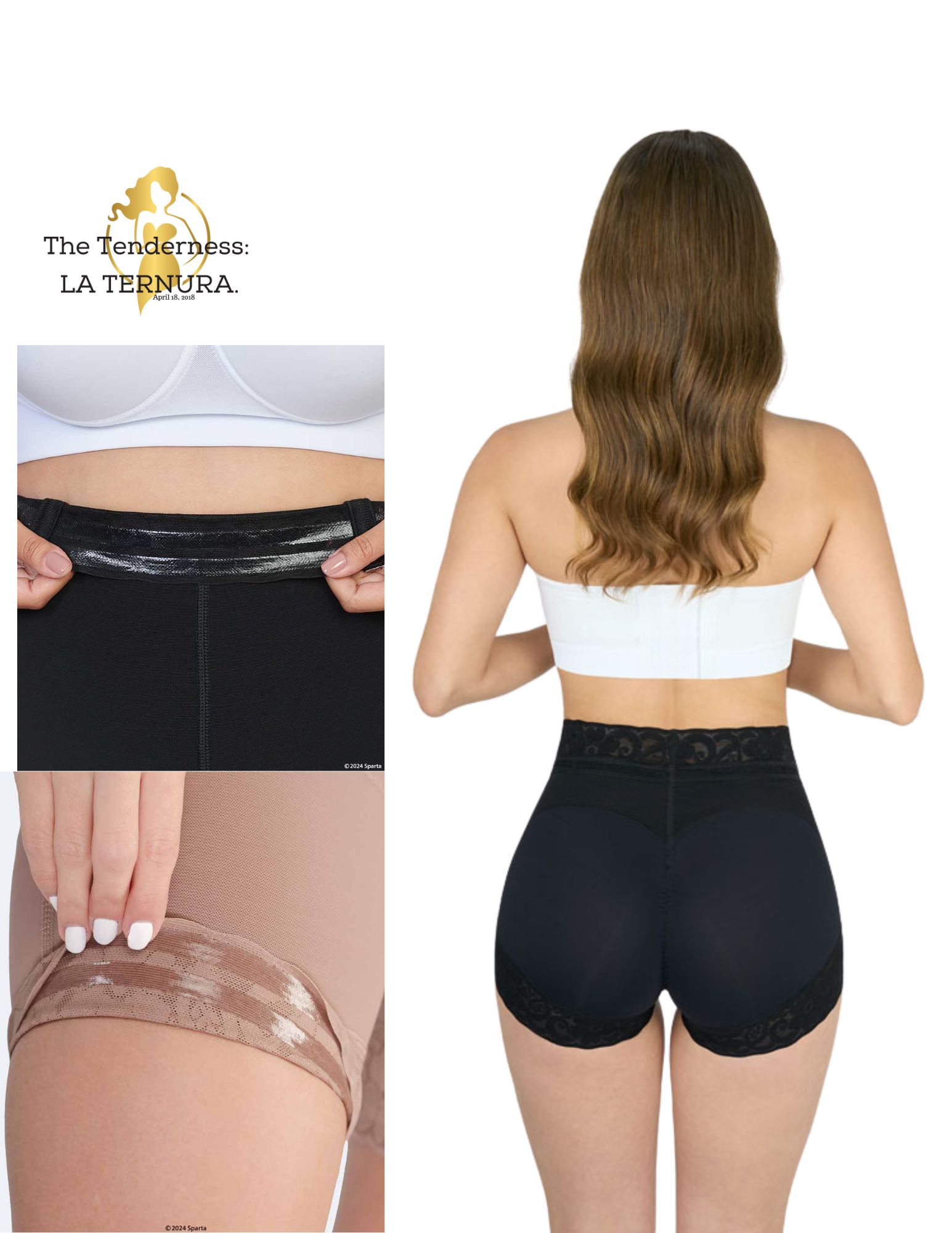 LA TERNURA FASHION  Bragas para levantar glúteos, pantalones cortos para realzar la cadera, control de abdomen, levantamiento de glúteos