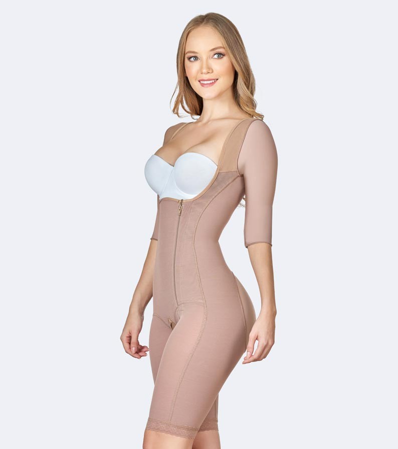 FAJA COLOMBIANA LA TERNURA FASHION Con Mangas Cierre Lateral