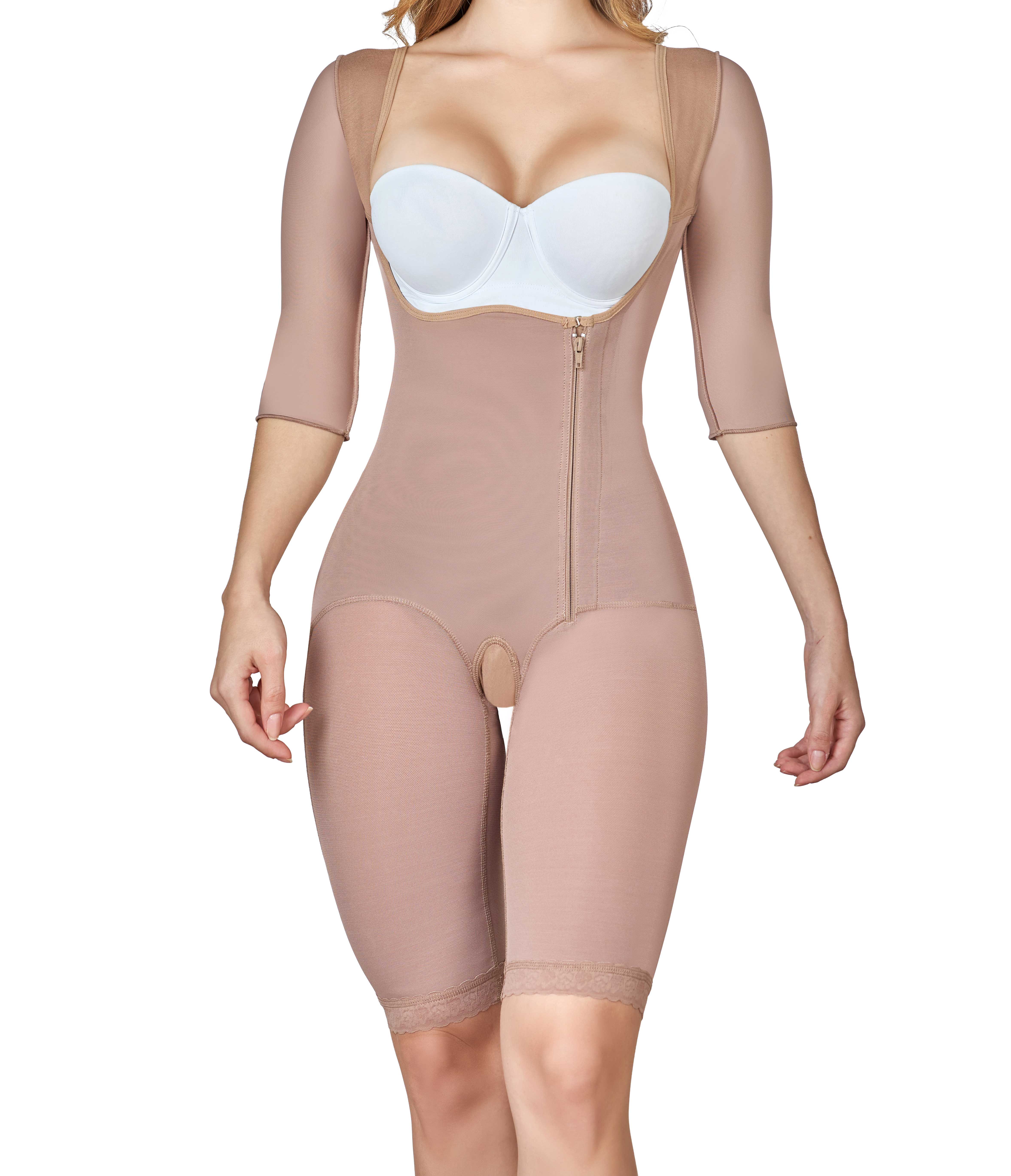 FAJA COLOMBIANA LA TERNURA FASHION Con Mangas Cierre Lateral