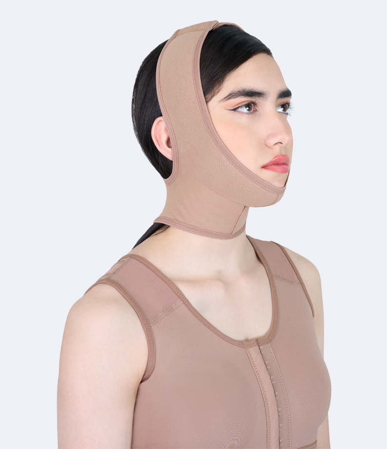 Mentonera Completa Faja facial postoperatoria